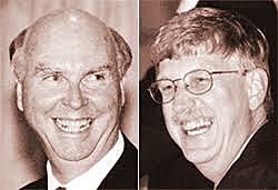 Craig Venter y Francis Collins