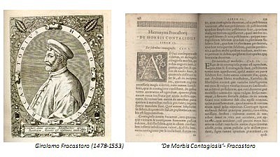 Girolamo Fracastoro pública " La infección de enfermedades contagiosas y su tratamiento "