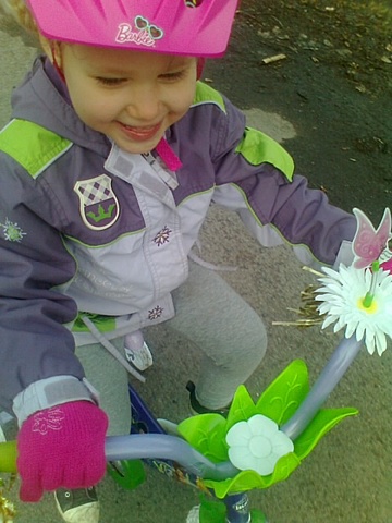 première fois que je fais du vélo