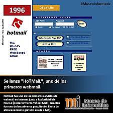 En 1996, dos desarrolladores, Sabeer Bhatia y Jack Smith lanzaron Hotmail