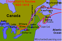 Samuel de Champlain for France