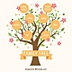 Arbol genealogico bonito flores rosas decorativas 23 2147604281