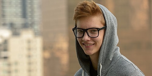 Hijo Kevin estudiante