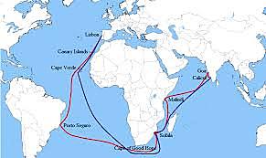 Pedro Alavres Cabral- Sailed for Portugal