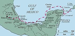 Hernando Cortes- sailed for Spain