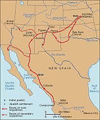 Francisco Vasquez de Coranadosailed for the spanish