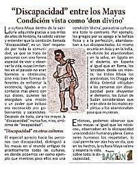 Las personas con discapacidad en la época prehispánica (2500 al 1521)