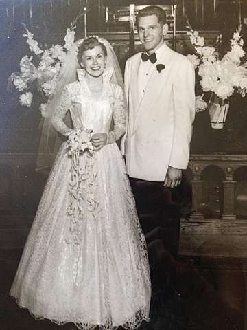 My grandfather and my grandmother got married