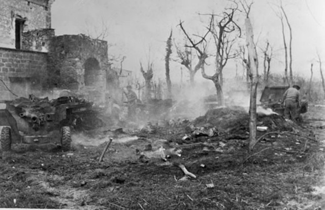 First attack towards Cassino