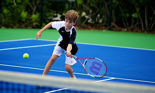 Primera competició de tenis