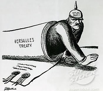 Germany accepts terms and condition of Treaty of Versailles