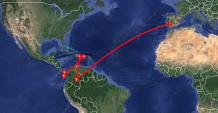 Vasco Nunez de Balboa sailed for spain