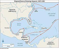 Amerigo Vespucci sailed for Spain