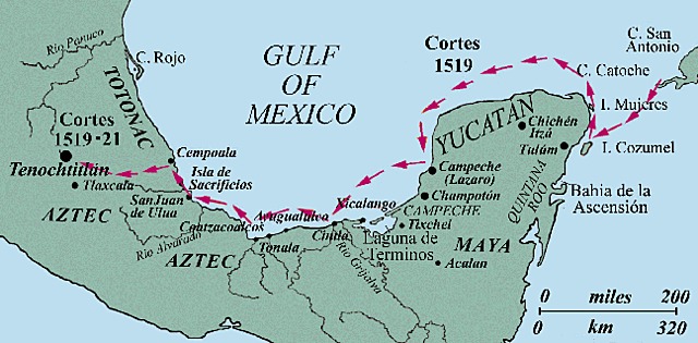 Hernando Cortes - Sailed for Spain