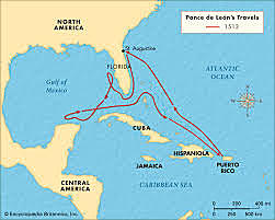 Juan Ponce de Leon sailed for