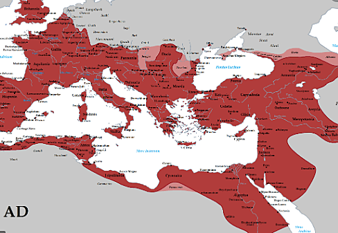 The Roman Empire reaches it's largest extent
