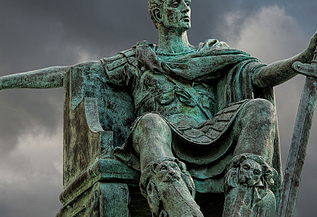Emperor Constantine ends persecution of Christians in the empire