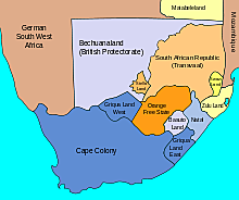 Britain establishes a colony on the Cape of Good Hope