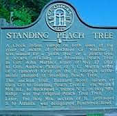 standing peach-tree first written record