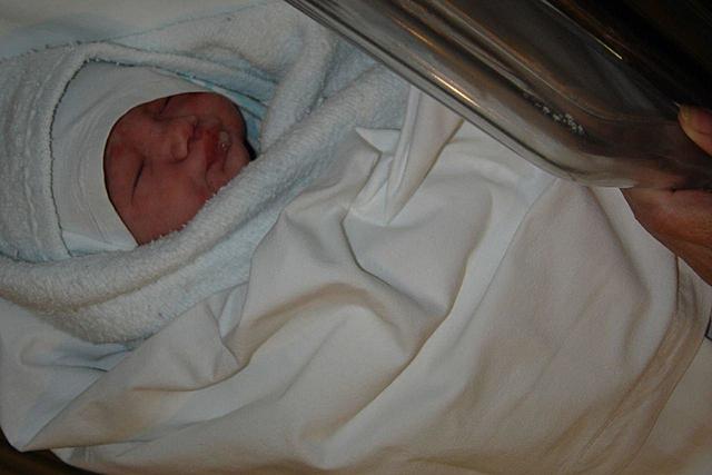 My father's firstborn was born