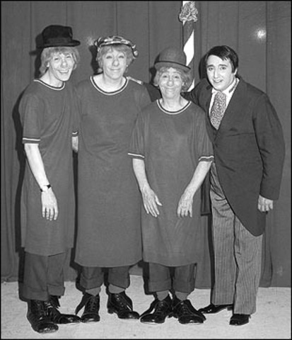 Nuestro primer televisor blanco y negro.