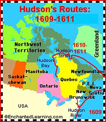 Henry Hudson sailed for England