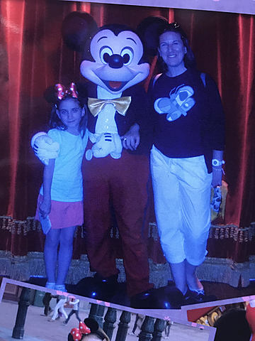 My mother and I went to Disney