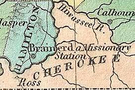 Removal of Creek and Cherokee began