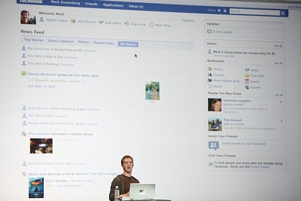 Actualizando la página de inicio