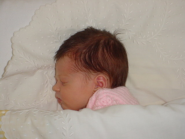 when my sister was born