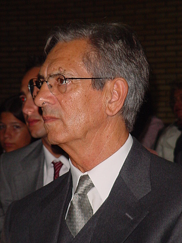 when my grandfather went to the baptism of my cousin George