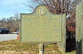 Standing Peachtree: First written record