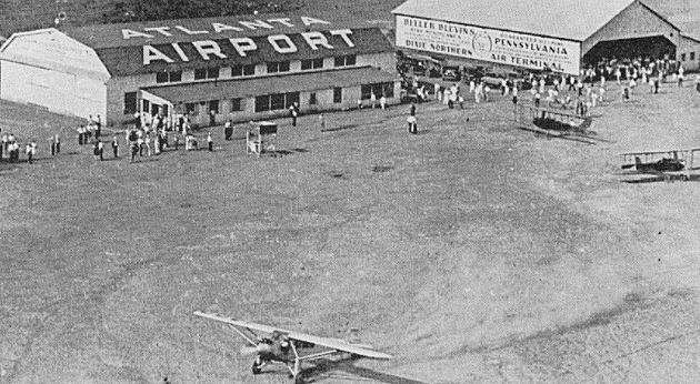 Candler Field opened as first airport