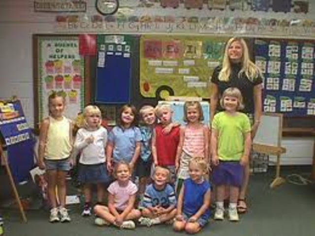 I started Kindergarden!