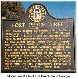 Fort Peachtree was built