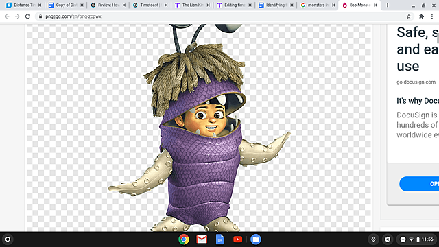 sully names the girl boo rising action