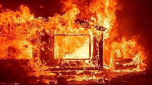 Fire destroys the northern section of ATL