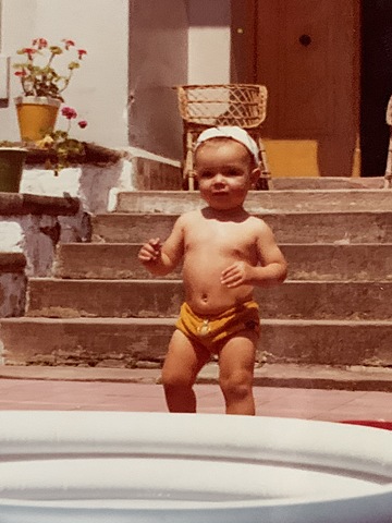 My dad`s first summer