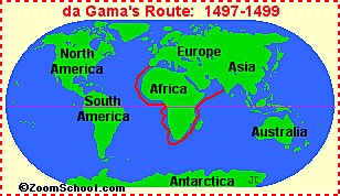 Vasco da Gama sailed for Portugal