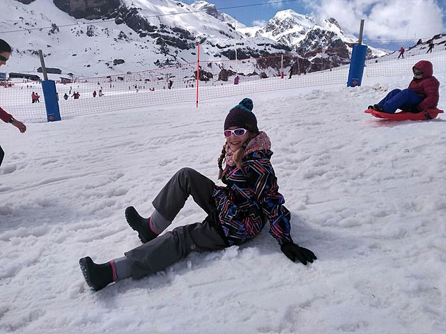 My first time seeing the snow