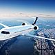 Bigstock private jet plane in the blue 60229685