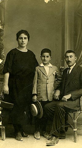 My great grandfather with his parents