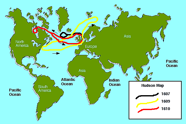 Henry Hudson 2nd voyage - Sailed for England