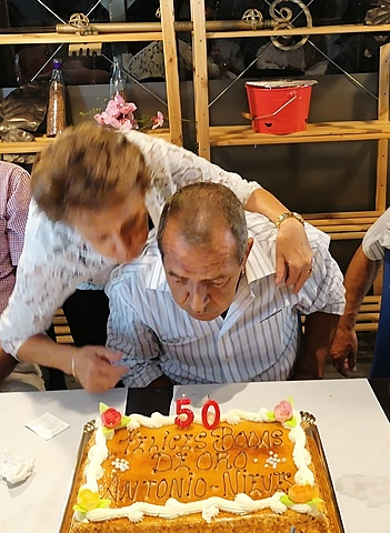 Nieves- Golden wedding