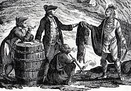 French found Quebec on the St. Lawrence River and Engage in the Fur Trade