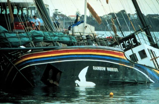 Rainbow Warrior Sunk