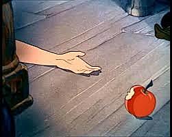 Falling Action: Snow white passes out on the ground. The dwarves come back.