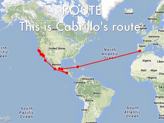 Juan Cabrillo sailed for Spain