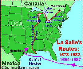 Rene-Robert De La Salle French explorer