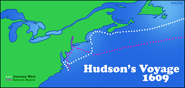 Henry Hudson - Sailed for the Dutch